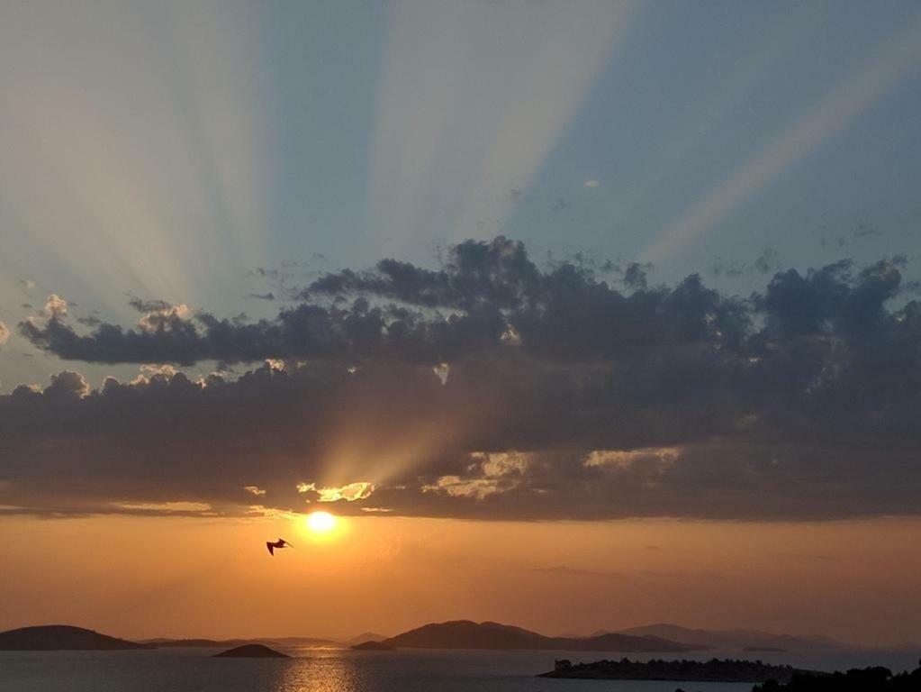 Beach Apartment Kate With Sea View, Balcony And Parking, Murter, Dalmatia Bagian luar foto